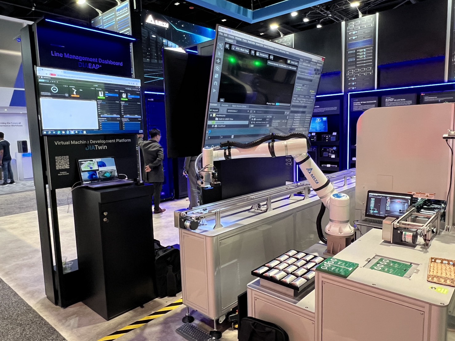 Delta Electronics · GTC 2025 - Trade Show Installation by Synergers Services
